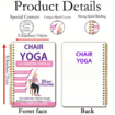 Chair Yoga for Seniors Book Chart,Gentle Seated Chair Yoga Guide,30-Day Challenge for Flexibility & Balance,Chair Yoga Routine for Older People
