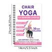 Chair Yoga for Seniors Book Chart,Gentle Seated Chair Yoga Guide,30-Day Challenge for Flexibility & Balance,Chair Yoga Routine for Older People