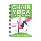 Chair Yoga for Seniors Book Chart,Gentle Seated Chair Yoga Guide,30-Day Challenge for Flexibility & Balance,Chair Yoga Routine for Older People