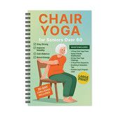Chair Yoga for Seniors Book Chart,Gentle Seated Chair Yoga Guide,30-Day Challenge for Flexibility & Balance,Chair Yoga Routine for Older People