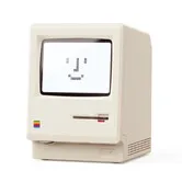 Maclock WB-8 Retro Pixel Alarm Clock 1984 Computer-Inspired USB Desk Clock with Pixel Display,Multiple Alarms & Adjustable Brightness Maclock Calendar