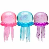 Jellyfish Squishy,Jellyfish Design Squeeze Stress Ball,Fidget Stress Ball,Ice Squeeze Cube-Drop Malt Sugar Balls Sensory (3Pcs)
