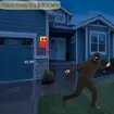 Solar Outdoor Motion Sensor Alarm,13 Sounds Including Dog Barking,130db Loud Noise Maker,4 Modes Motion Activated Strobe Light