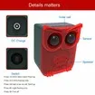 Solar Outdoor Motion Sensor Alarm,13 Sounds Including Dog Barking,130db Loud Noise Maker,4 Modes Motion Activated Strobe Light