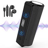 64GB Magnetic Digital Voice Recorder with LED Display,Recording Device with AI Triple Noise Reduction,Voice Activated Audio Recorder with Playback
