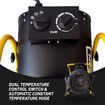 Electric Fan Heater Industrial Portable Room Space Carpet Dryer 3000W Hot Air Blower 2IN1 for Workshop Warehouse Office Fast Heating SAA Free Standing
