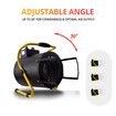 Electric Fan Heater Industrial Portable Room Space Carpet Dryer 3000W Hot Air Blower 2IN1 for Workshop Warehouse Office Fast Heating SAA Free Standing