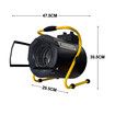 Electric Fan Heater Industrial Portable Room Space Carpet Dryer 3000W Hot Air Blower 2IN1 for Workshop Warehouse Office Fast Heating SAA Free Standing