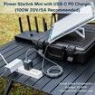 DC Female to USB-C Male Waterproof Power Adapter Cable for Starlink Mini, Supports 100W PD Power Delivery, Compatible with USB-C PD Charger and Power Bank