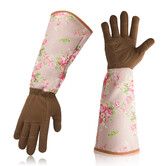 Long Forearm Gardening Gloves,Heavy Duty Thorn Proof Puncture Resistant Work Gloves for Pruning Rose Cactus Berry,Protective Yard Gift for Women Men