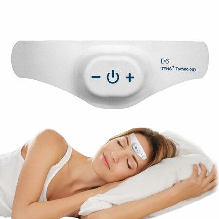Headband Sleep Aid Device,Headache Relief Sleep Massager,Migraine Relief Headband,Portable Rechargeable Soothe Migraine Strip