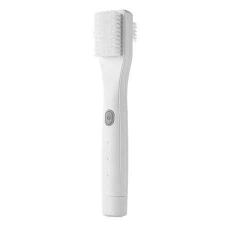 White Stiff Brush Sonic Vibration Shoe Cleaning Brush 1200mAh 3 Modes IPX7 Waterproof Handheld Wireless Shoe Brush for Sneakers & Bags