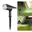 White Light 7LED Solar Spotlight Outdoor Garden Lawn Light Solar Powered Garden Lights for Patio Yard Driveway Walkway