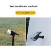 White Light 7LED Solar Spotlight Outdoor Garden Lawn Light Solar Powered Garden Lights for Patio Yard Driveway Walkway