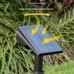 White Light 7LED Solar Spotlight Outdoor Garden Lawn Light Solar Powered Garden Lights for Patio Yard Driveway Walkway