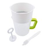 Multiple Usage Food Strainer, Nut Milk Bag Replacement, Yogurt Strainer, Food Grade Polycarbonate And Stainless Steel Mesh BPA-Free, Nut Milk, Soy Milk