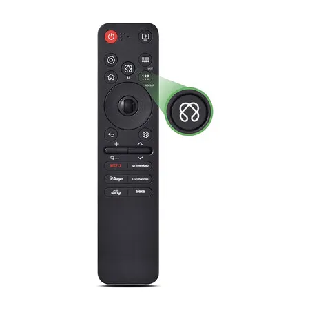 AI Magic Remote for LG Smart TV, Replacement Control for LG 2019-2025 Models, Including OLED, QNED, UHD, LED, LCD, 4K, 8K, for AN-MR25GA, MR24GA