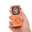 Aluminum Alloy Case for Apple Watch Turn Your Apple Watch into a Smartphone,Retro iPod Style Metal Protective Cover with Click Wheel (Orange,42mm)
