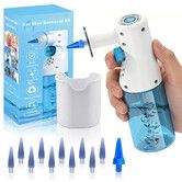 Ear Wax Removal Kit, Ear Cleaner Ear Irrigation System for Effective Ear Wax Removal, Ear Cleaning Kit Features 10 Replaceable Tips for Home Use