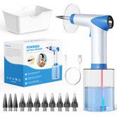 Ear Wax Removal Ear Cleaner with 4 Pressure Modes Ear Cleaning Kit with Digital Temperature Display,Ear Irrigation Flushing System