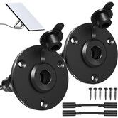 Aluminum Wall Pass Through Kit for Starlink Mini,RV Waterproof Cable Pass Through,Panel Mount 5.5 x 2.1 DC Female Power Socket (2Pcs)
