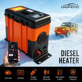 Diesel Air Heater Fuel Tank Caravan Bluetooth App Remote Control LCD Thermostat All in One Parking Car Truck RV Camper Trailer Boat Motorhome 12V 5kW