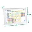 WiFi Wall Digital Calendar Planner 15.6 Inch Chore Chart Family Meal Schedule Organiser Electronic HD IPS Display Video Photo Frame Smart Touch Screen