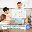 WiFi Wall Digital Calendar Planner 15.6 Inch Chore Chart Family Meal Schedule Organiser Electronic HD IPS Display Video Photo Frame Smart Touch Screen