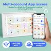 WiFi Wall Digital Calendar Planner 15.6 Inch Chore Chart Family Meal Schedule Organiser Electronic HD IPS Display Video Photo Frame Smart Touch Screen
