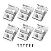6pcs Belt Clips for Dewalt, 304 Stainless Steel Drill Tool Clips with Screws for Dewalt N268241 N086039 Fit for 20V Power Tools for DCD980 DCD985