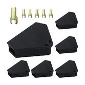Mouse Bait Stations 6 Pack Lockable Keyed Indoor Outdoor Child Pet Safe