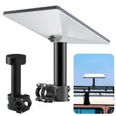 Stainless Steel Mount For Starlink Mini,Pipe Clamp Mounting Bracket For Rvs,Caravans Car Rooftops,Heavy Duty Weatherproof Satellite Pole Holder