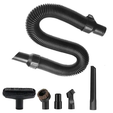 6PCS Vacuum Attachments Kit with 5140128-68 Replacement Vacuum Hose for DeWalt DCV580, DCV580H, DCV581H Wet/Dry Vacuum, Horsehair Brushes
