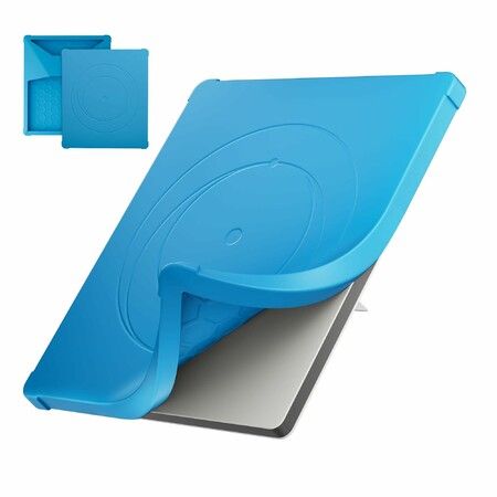 Starlink Mini Cover Rugged Silicone Protective Cover, Heavy Duty Starlink Mini Case Accessories 4X Shock-Absorbing Reinforced Armor Corners (Blue)