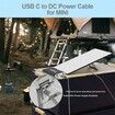 5m Starlink Type-C to DC Power Cable USB C Charging Extension Cord Satellite External Power Supply