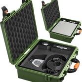 Starlink Mini Case,Hard Waterproof Travel Case for Mini Starlink with Molded Foam for Accessories,Lockable Storage Bag