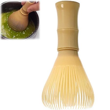 Matcha Whisk, PP Resin Matcha Stirrer, Traditional Handcrafted Japanese Matcha Tea Mixer Brush Mixing Tool Accessory for Tea Preparation