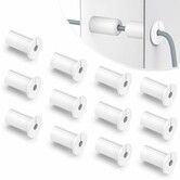 12 Pack Starlink Wall Grommets 3/4 Inch Rubber Bushing Grommet for Starlink Dishy Ethernet Cable 19mm Hole White