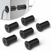 6 Pack Starlink Wall Grommets 3/4 Inch Rubber Bushing Grommet for Starlink Dishy Ethernet Cable 19mm Hole Black