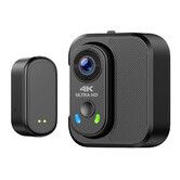 4K Mini Body Camera, Thumb Size POV Cam Action Camera with WiFi, EIS Stabilization for Content Creator TikTok YouTube Vlogging, Black