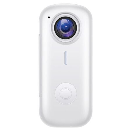 FHD 1080P Mini Body Camera, Wearable Action Body Cam, Thumb Size Hands Free Recording Body Worn Camera, Premium Portable Camcorder, White