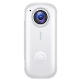 FHD 1080P Mini Body Camera, Wearable Action Body Cam, Thumb Size Hands Free Recording Body Worn Camera, Premium Portable Camcorder, White