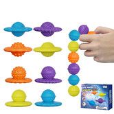 Fidget Toys Sensory Balls 8 Pack Silicone Fidget Magnetic Stones for Kids with Autism,ADHD,Calming Tools for Office Desk Travel Classroom Must Haves
