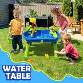 Sand Water Table Play Ground Waterfall Pool Toys Set Sandpit Educational Beach Backyard Outdoor Summer Activity Centre Kids Playset Sensory Station