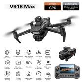 8K GPS Drone With Dual Camera,360 Degree Lidar Obstacle Avoidance,Screen Remote Control,5km Range,Brushless Motor,2 Batteries Color Black