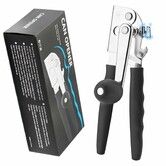 Can Opener,Stainless Steel Heavy Duty Hand Crank Manual Can Openers with Comfortable Extra-long Handles,Ergonomic Design
