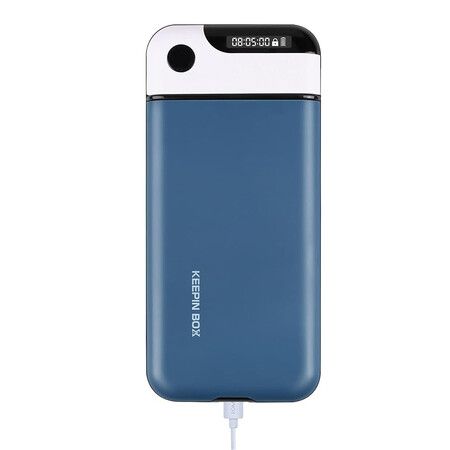 Phone Lock Box with Timer, Timed Lock Box ,USB Charging Type, Time Can Be Freely Set, Easy to Carry, Excessive Games, Mobile Phone Addiction, Blue