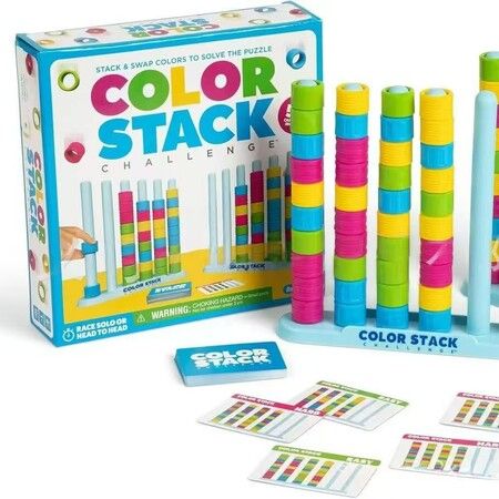 Color Stack Challenge Game,A Fast-Paced Color Matching Puzzle Game for Fun Parties and Family Game Night