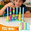 Color Stack Challenge Game,A Fast-Paced Color Matching Puzzle Game for Fun Parties and Family Game Night