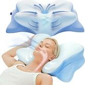 Ergo Cervical Neck Pillow for Sleeping Pillow Contour Memory Foam Pillows for Back,Side Sleeper Pillows